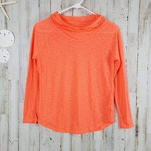 Old Navy Athletic Hoodie Orange Size Large 10-12